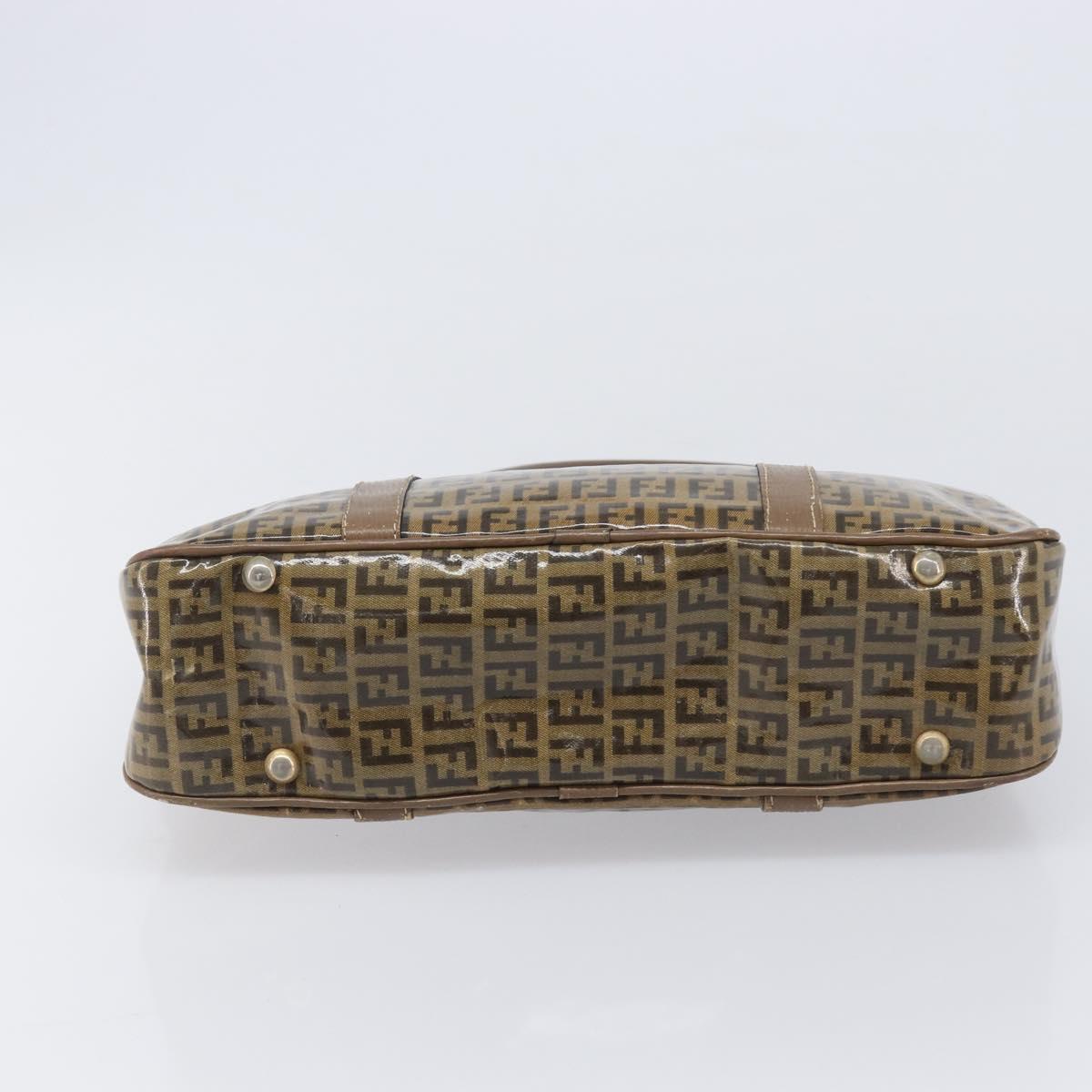 FENDI Zucchino Canvas Zucca Canvas Bag PVC Coated Canvas 3 Set Auth 203381