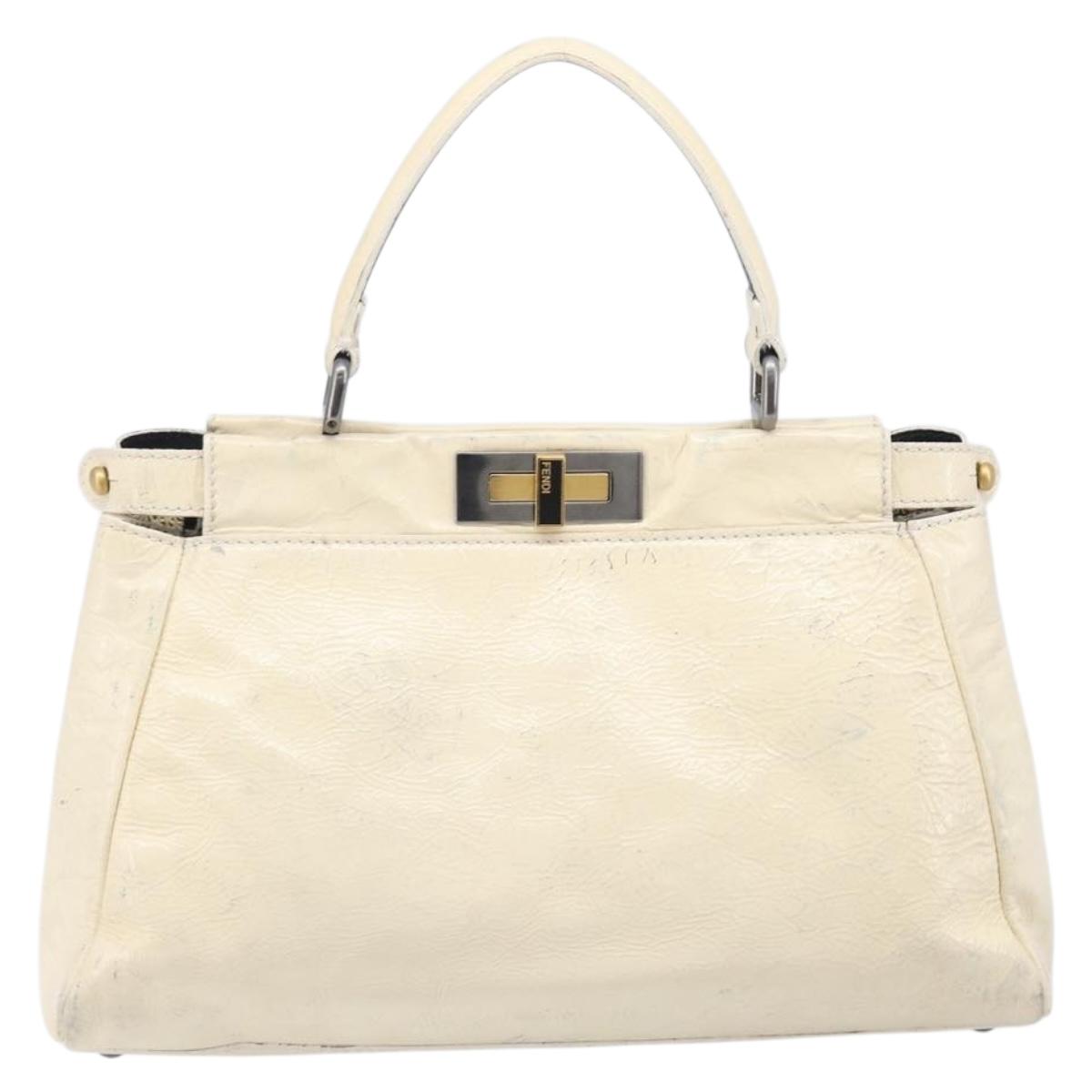 FENDI Zucchino Canvas Zucca Canvas Bag PVC Coated Canvas 3 Set Auth 203381