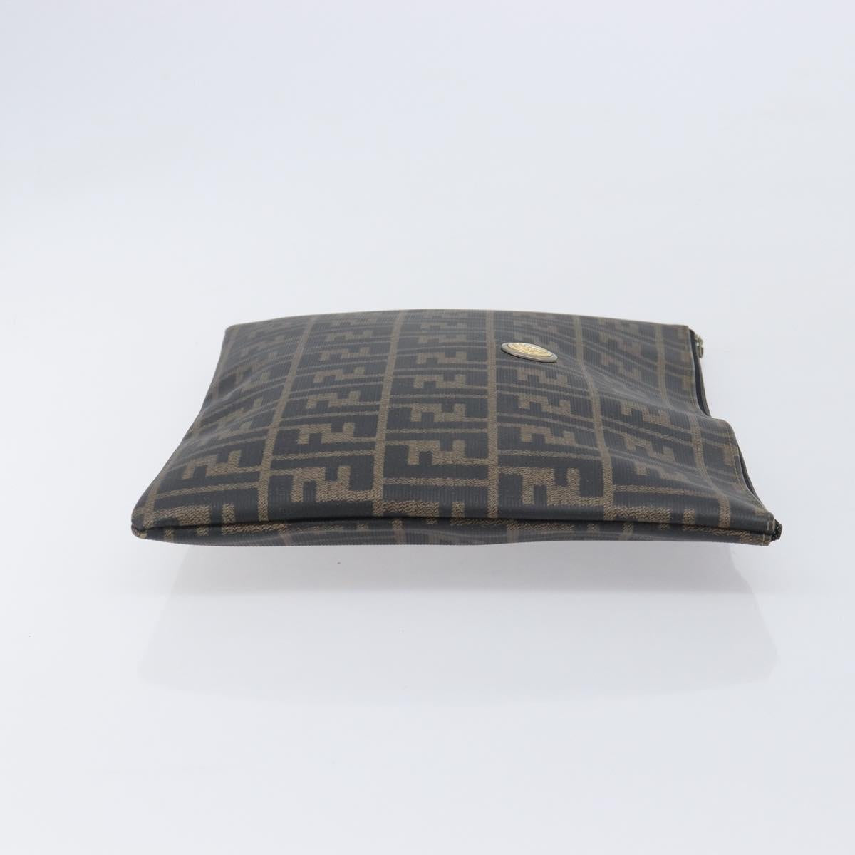 FENDI Zucchino Canvas Zucca Canvas Bag PVC Coated Canvas 3 Set Auth 203381