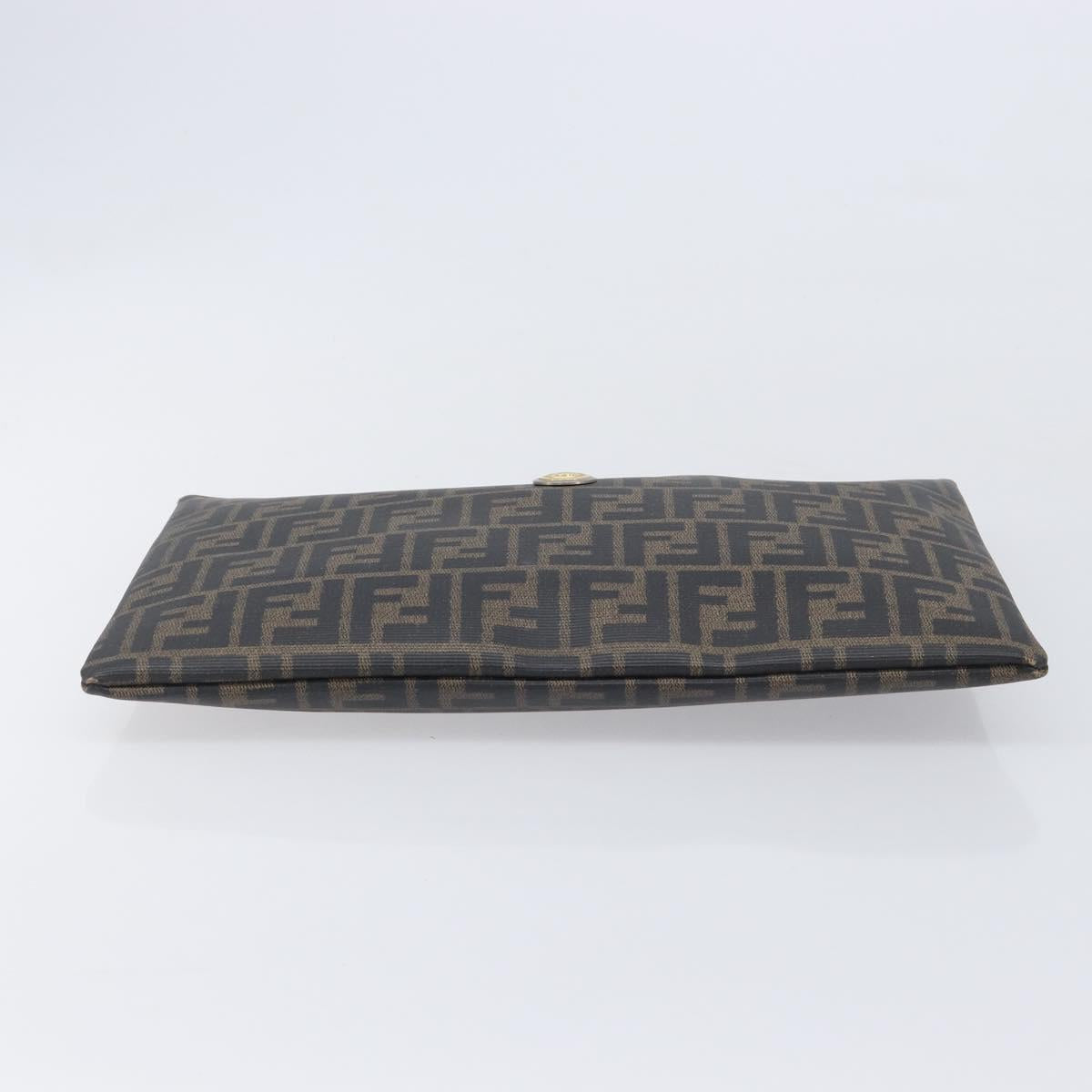 FENDI Zucchino Canvas Zucca Canvas Bag PVC Coated Canvas 3 Set Auth 203381