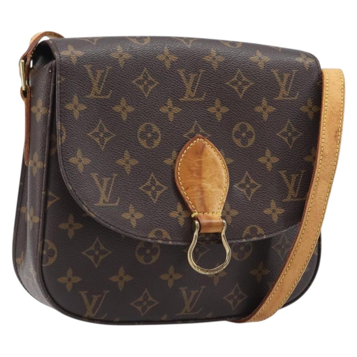 LOUIS VUITTON Monogram Saint Cloud GM Shoulder Bag M51242 LV Auth 203394