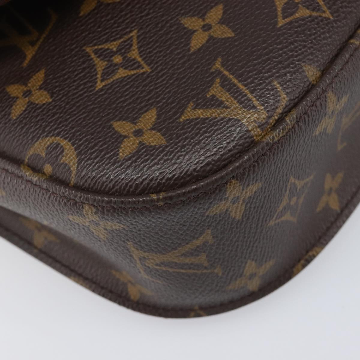 LOUIS VUITTON Monogram Saint Cloud GM Shoulder Bag M51242 LV Auth 203394