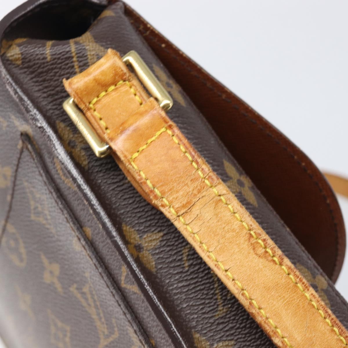 LOUIS VUITTON Monogram Saint Cloud GM Shoulder Bag M51242 LV Auth 203394