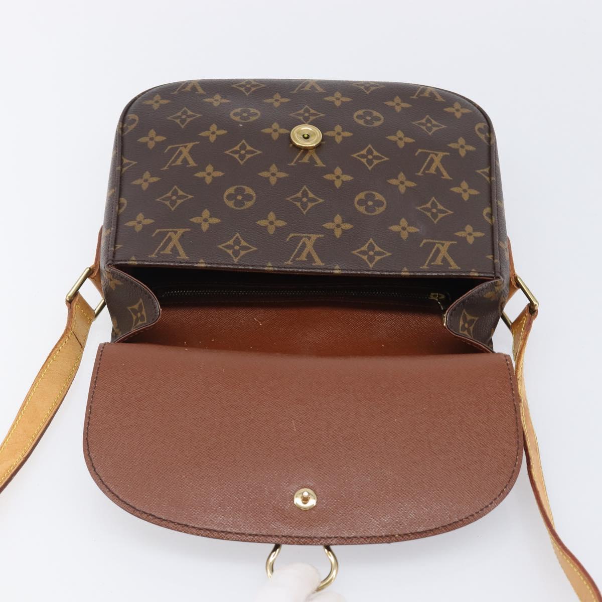 LOUIS VUITTON Monogram Saint Cloud GM Shoulder Bag M51242 LV Auth 203394