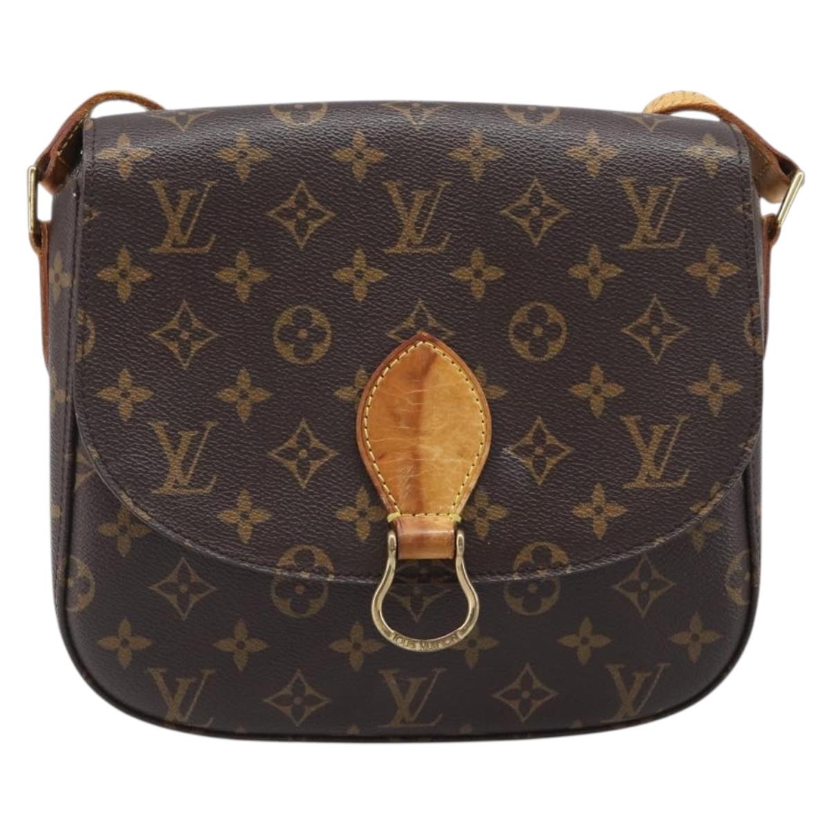 LOUIS VUITTON Monogram Saint Cloud GM Shoulder Bag M51242 LV Auth 203394