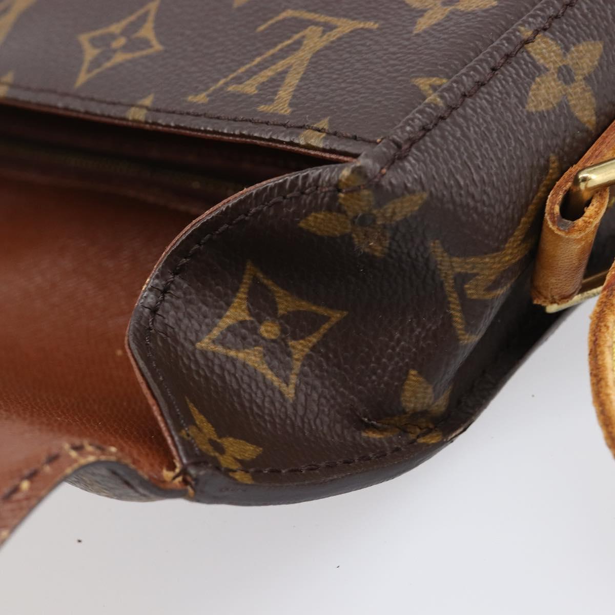 LOUIS VUITTON Monogram Saint Cloud GM Shoulder Bag M51242 LV Auth 203394