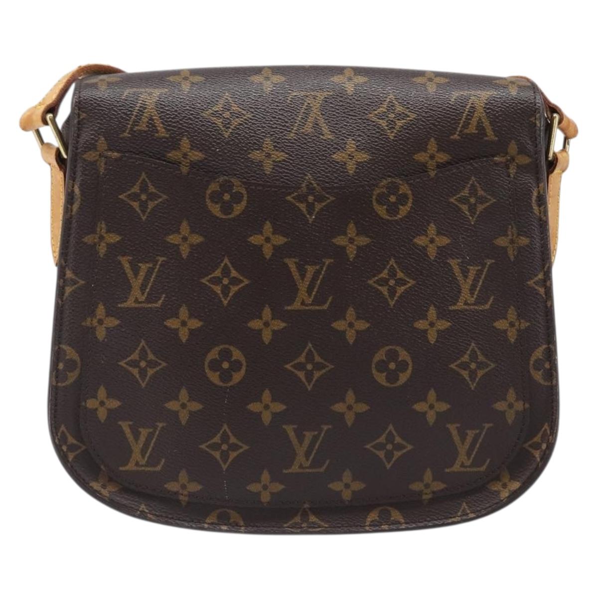 LOUIS VUITTON Monogram Saint Cloud GM Shoulder Bag M51242 LV Auth 203394