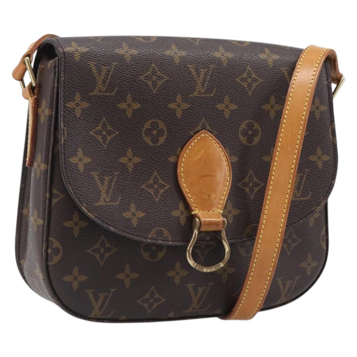 LOUIS VUITTON Monogram Saint Cloud GM Shoulder Bag M51242 LV Auth 203398