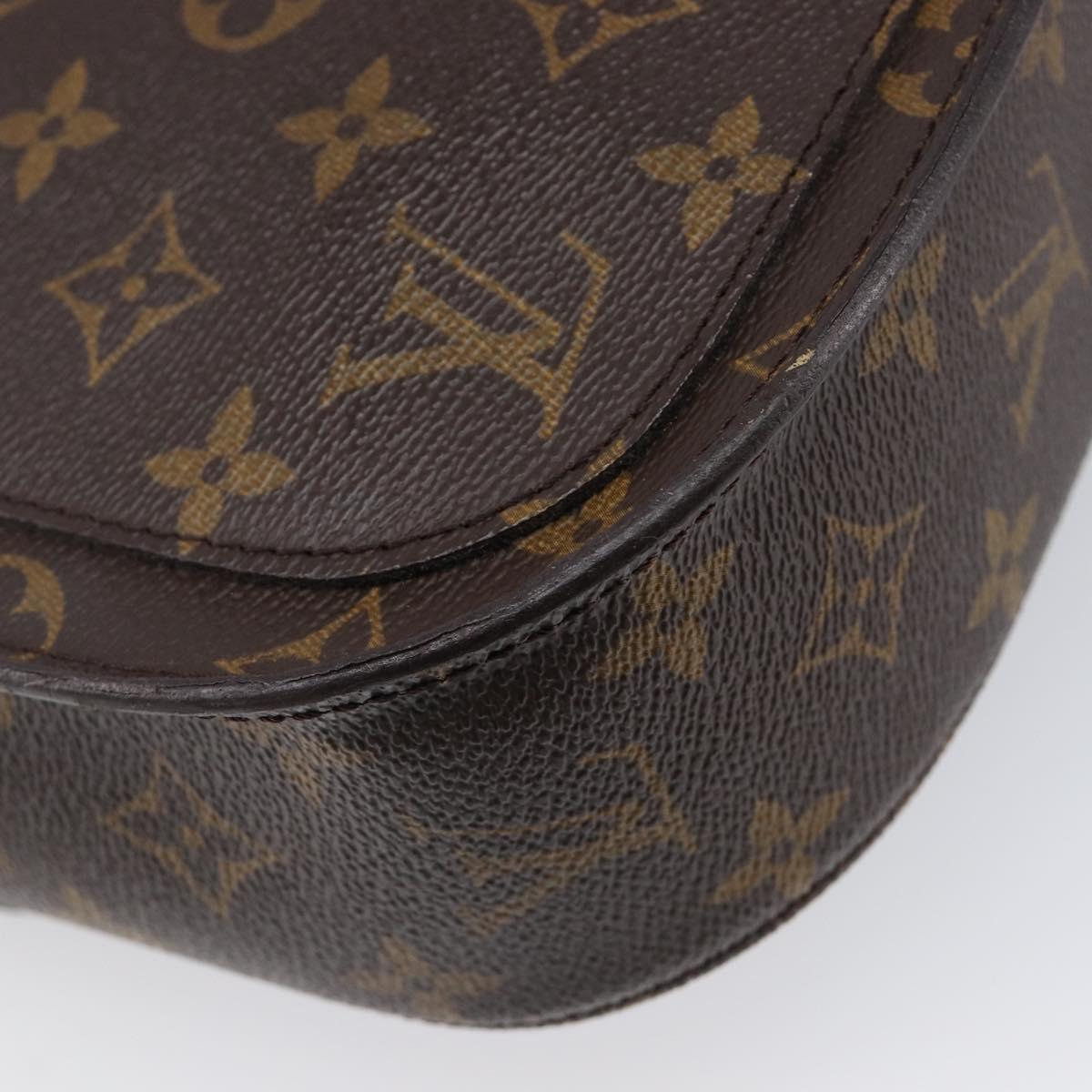 LOUIS VUITTON Monogram Saint Cloud GM Shoulder Bag M51242 LV Auth 203398