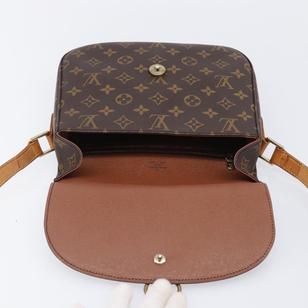 LOUIS VUITTON Monogram Saint Cloud GM Shoulder Bag M51242 LV Auth 203398