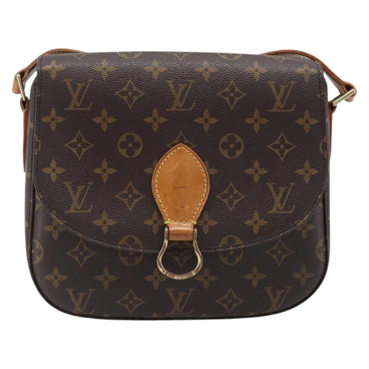 LOUIS VUITTON Monogram Saint Cloud GM Shoulder Bag M51242 LV Auth 203398