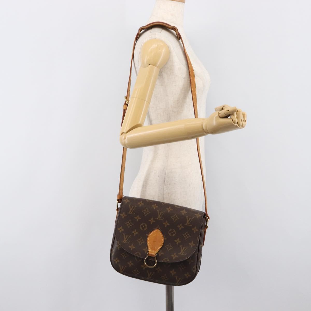 LOUIS VUITTON Monogram Saint Cloud GM Shoulder Bag M51242 LV Auth 203398