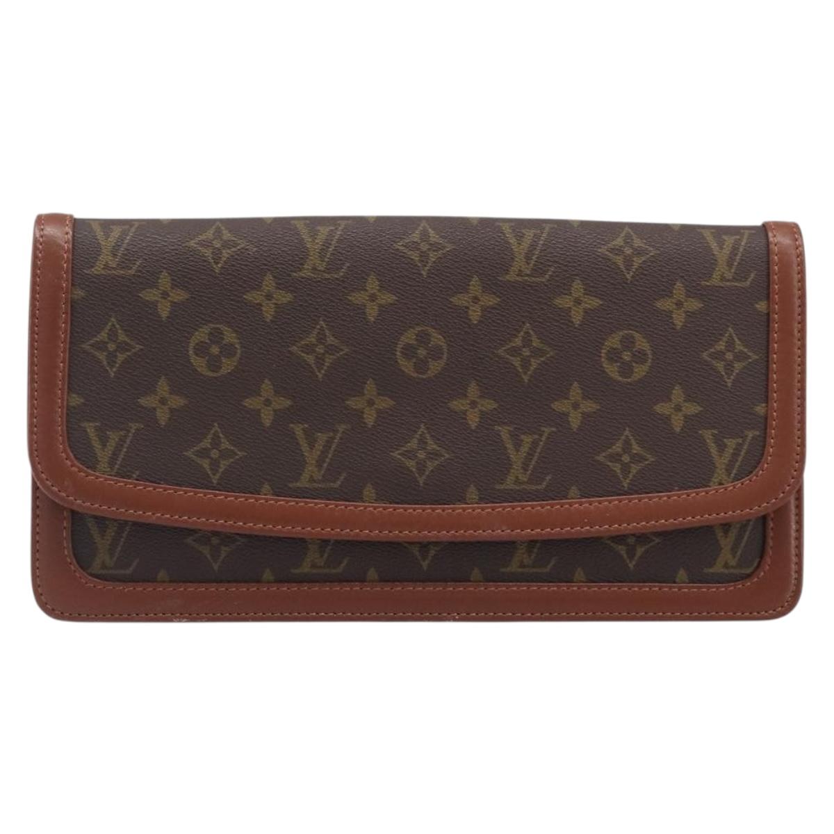 LOUIS VUITTON Monogram Pochette Dam GM Clutch Bag M51810 LV Auth 203405