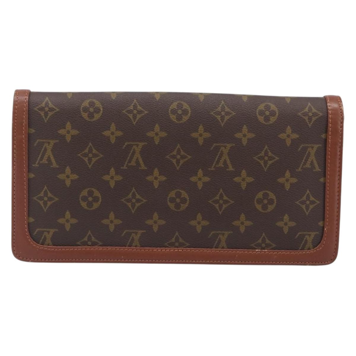 LOUIS VUITTON Monogram Pochette Dam GM Clutch Bag M51810 LV Auth 203405