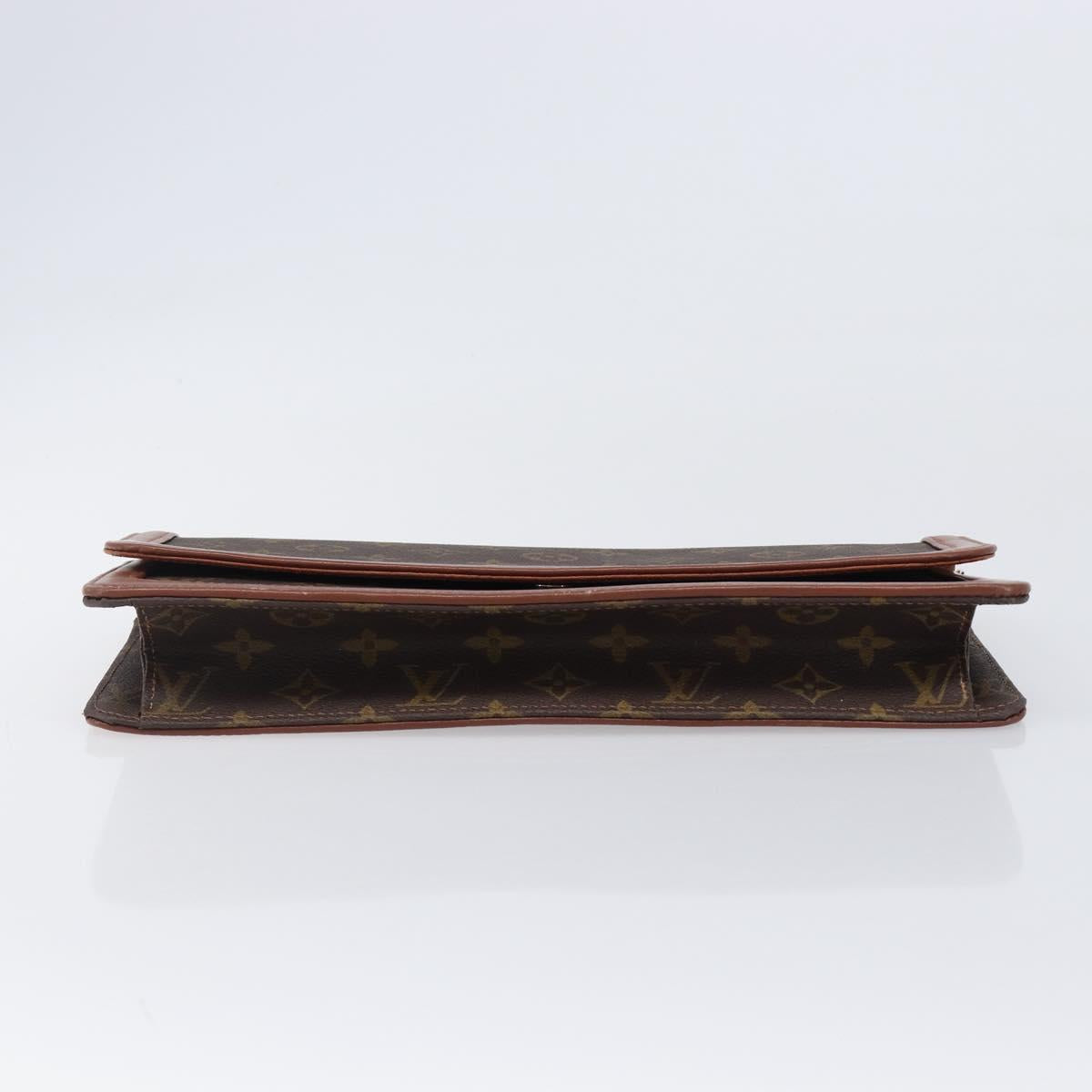 LOUIS VUITTON Monogram Pochette Dam GM Clutch Bag M51810 LV Auth 203405
