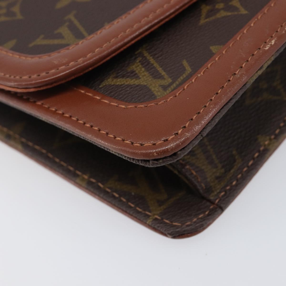 LOUIS VUITTON Monogram Pochette Dam GM Clutch Bag M51810 LV Auth 203405