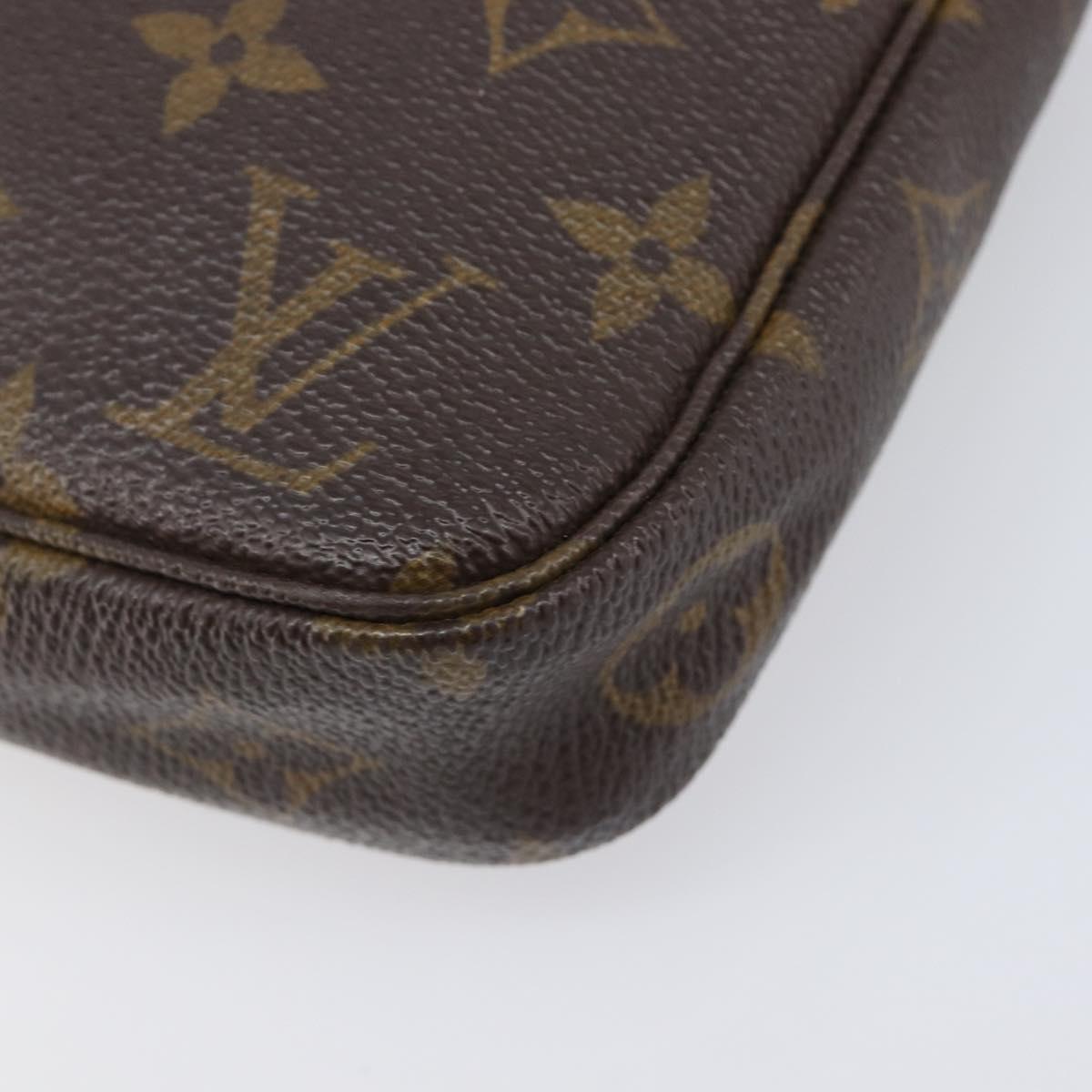 LOUIS VUITTON Monogram Pochette Accessoires Pouch M51980 LV Auth 203406A