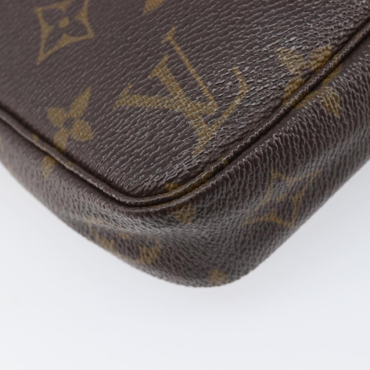 LOUIS VUITTON Monogram Pochette Accessoires Pouch M51980 LV Auth 203406A