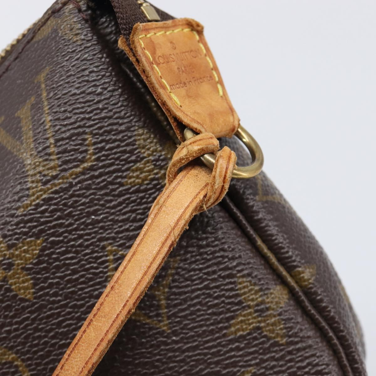 LOUIS VUITTON Monogram Pochette Accessoires Pouch M51980 LV Auth 203406A