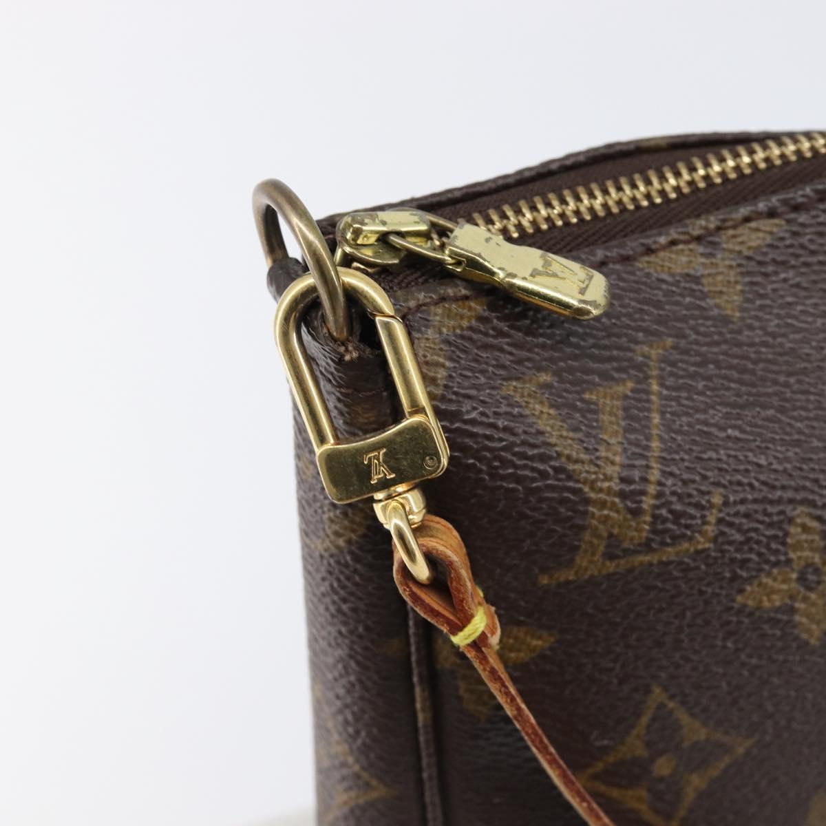 LOUIS VUITTON Monogram Pochette Accessoires Pouch M51980 LV Auth 203406A