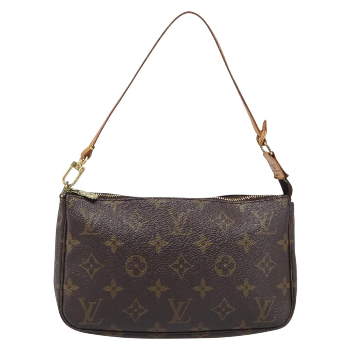 LOUIS VUITTON Monogram Pochette Accessoires Pouch M51980 LV Auth 203406A