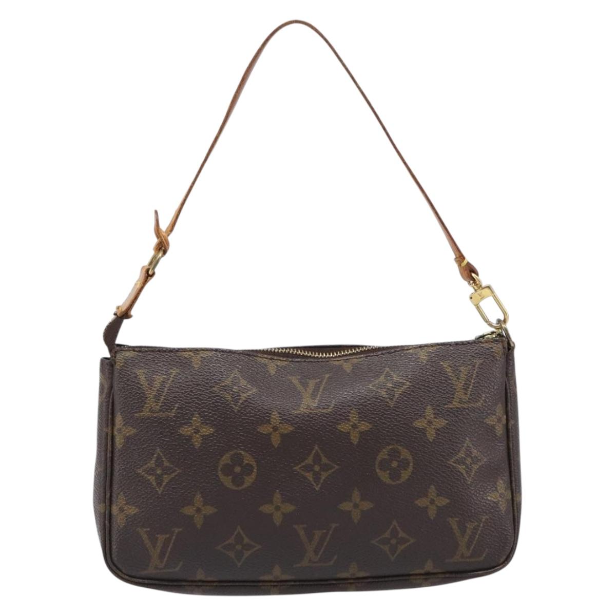 LOUIS VUITTON Monogram Pochette Accessoires Pouch M51980 LV Auth 203406A