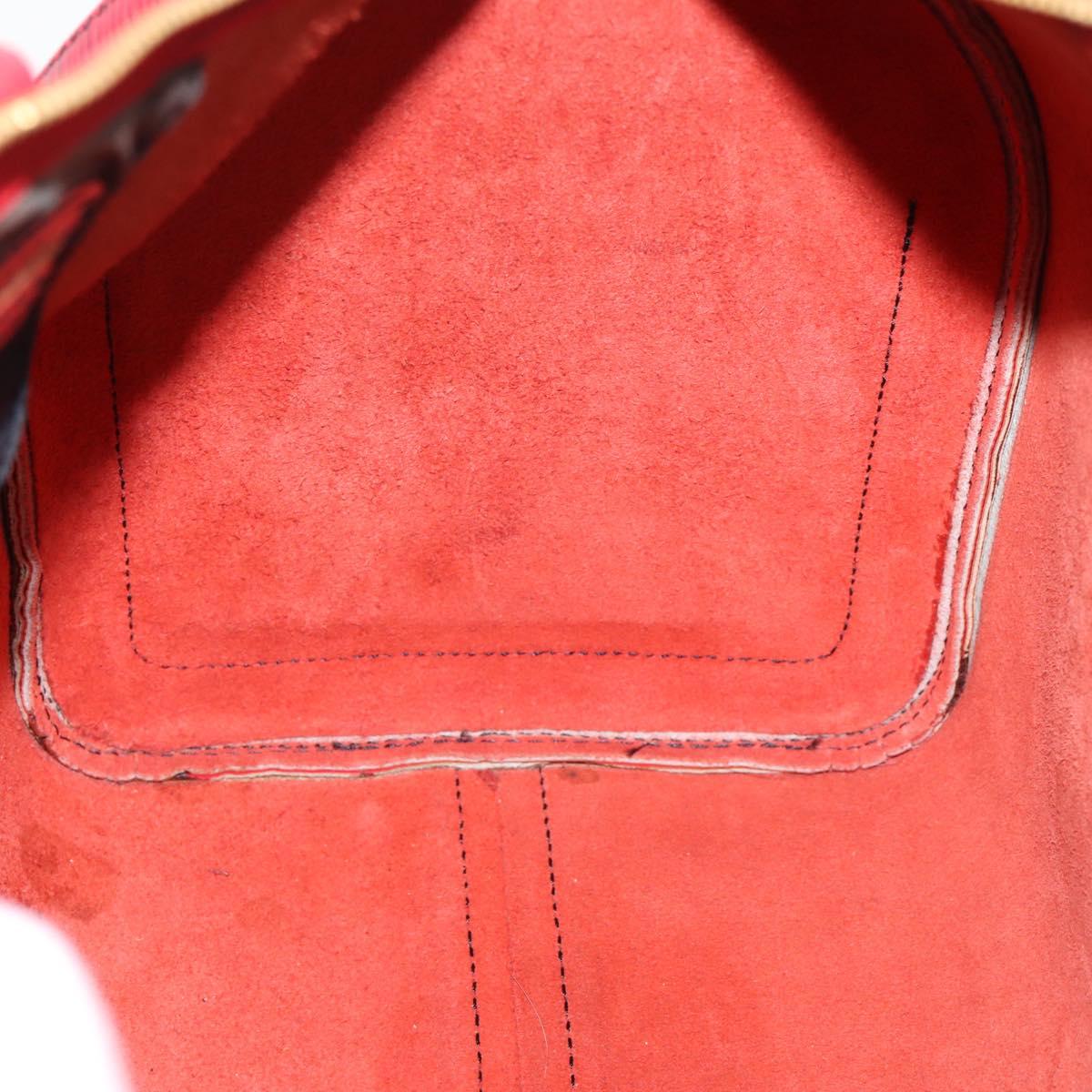 LOUIS VUITTON Epi Speedy 35 Hand Bag Castilian Red M42997 LV Auth 203411