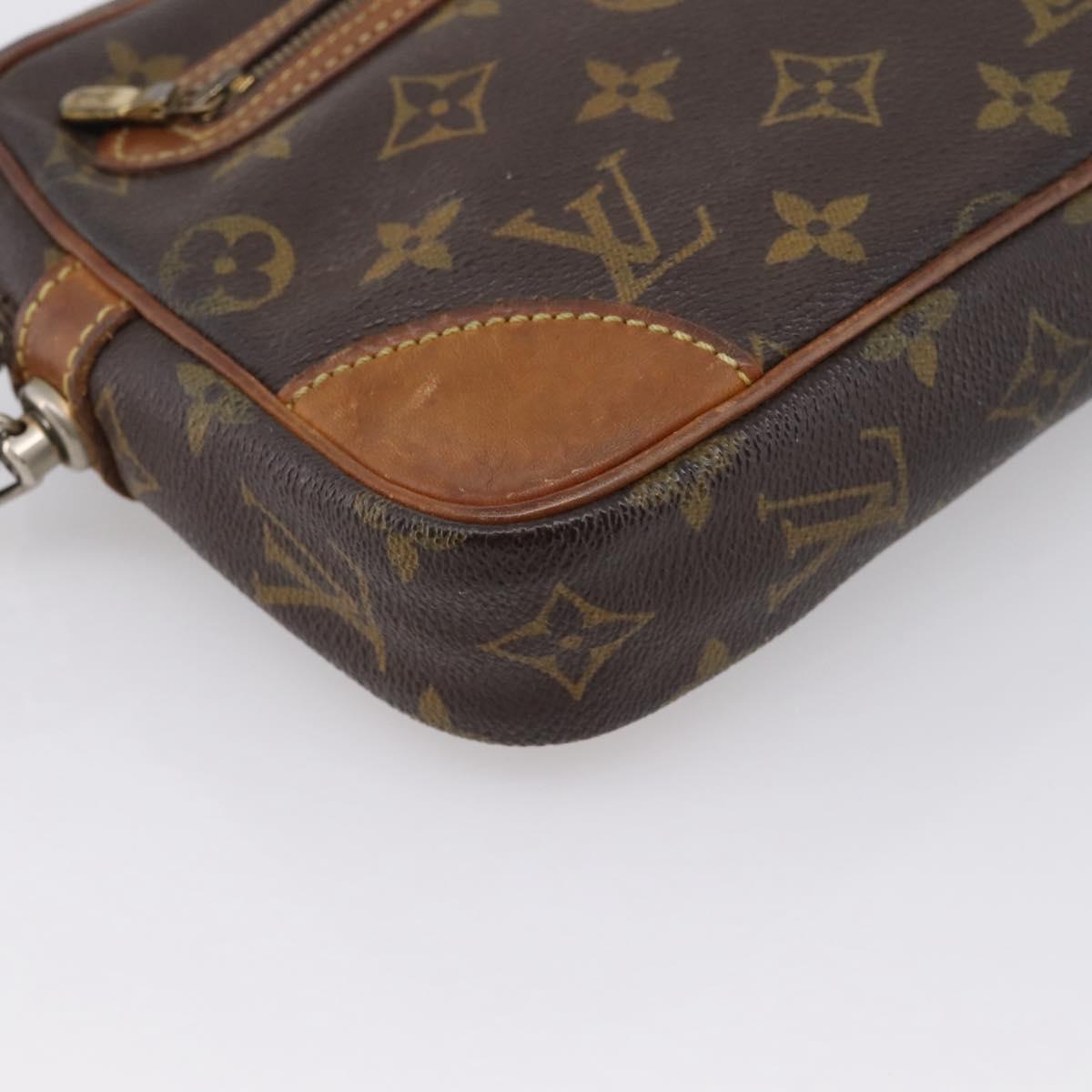 LOUIS VUITTON Monogram Marly Dragonne GM Clutch Bag M51825 LV Auth 203419