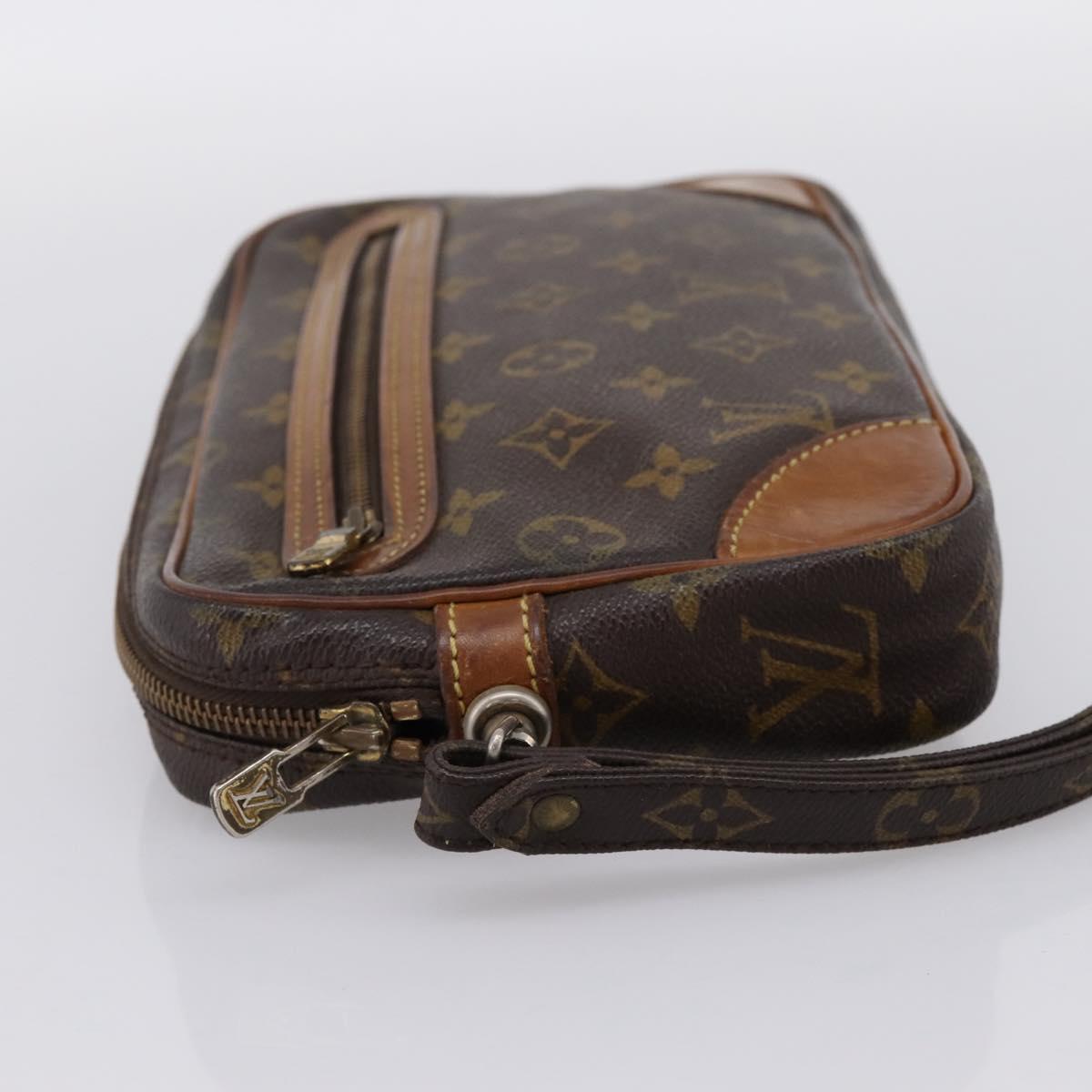 LOUIS VUITTON Monogram Marly Dragonne GM Clutch Bag M51825 LV Auth 203419