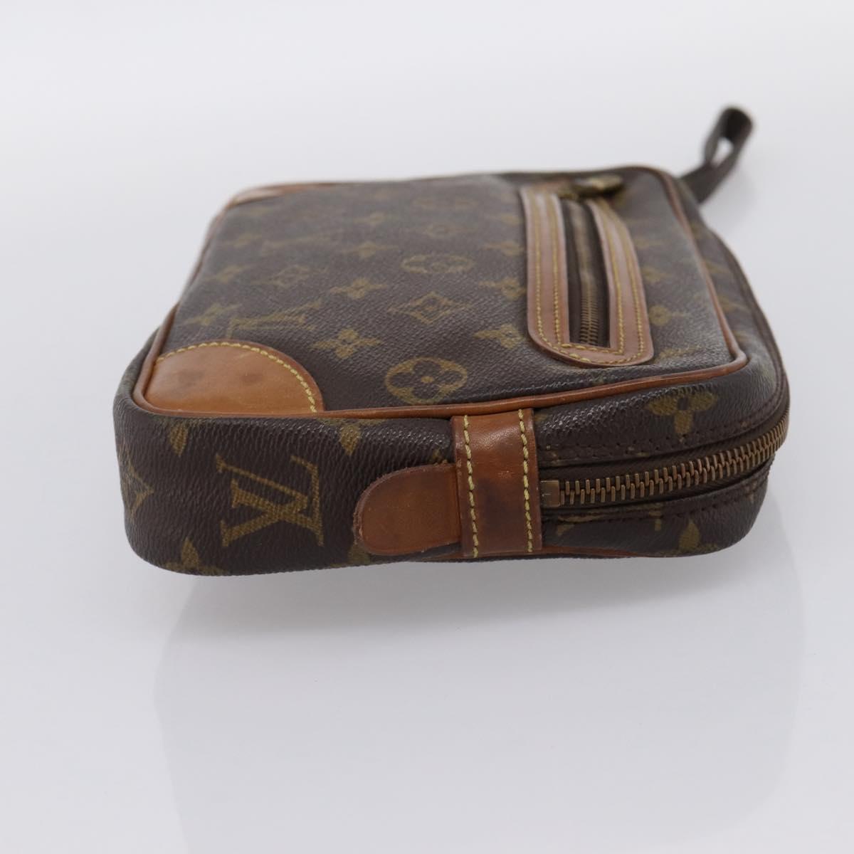 LOUIS VUITTON Monogram Marly Dragonne GM Clutch Bag M51825 LV Auth 203419
