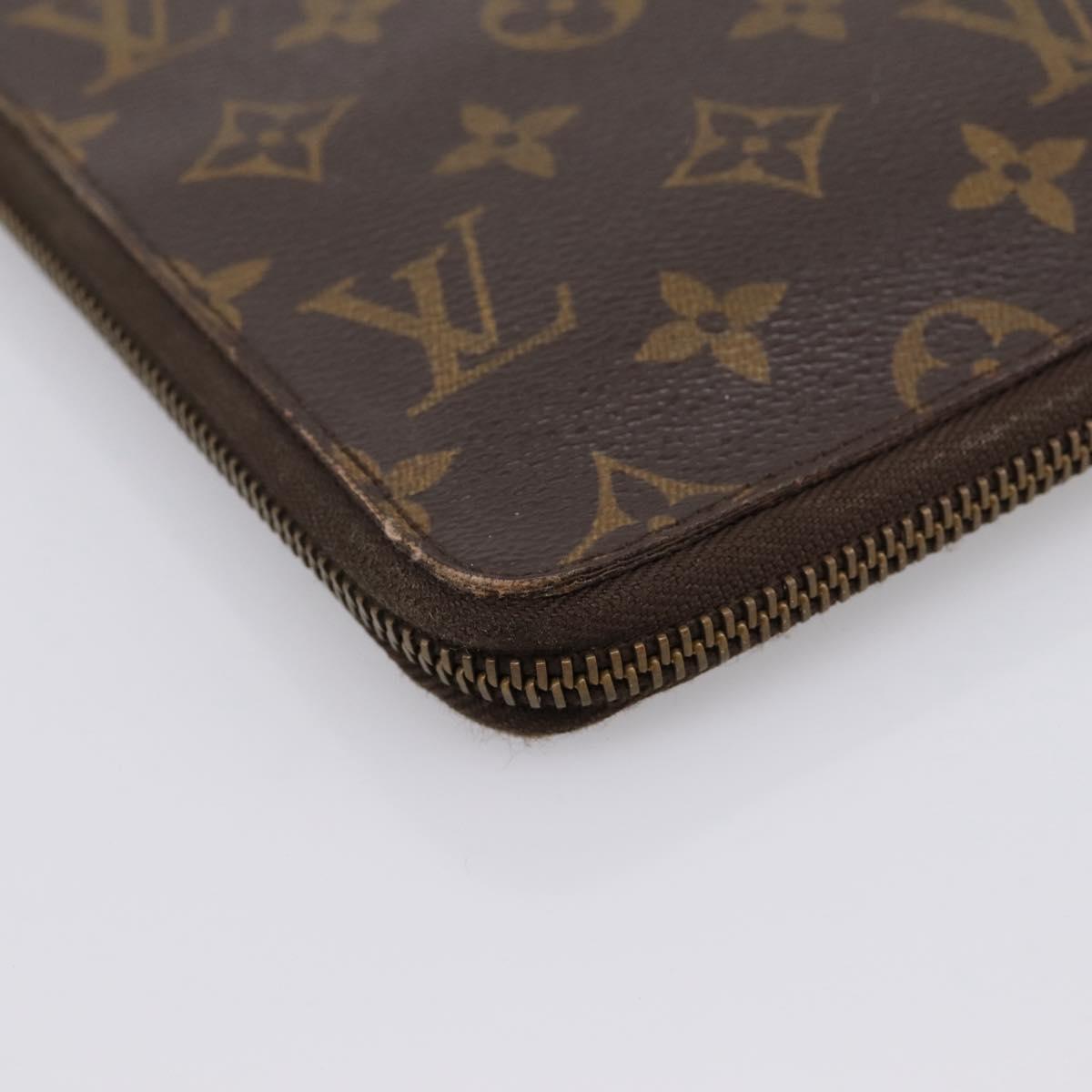 LOUIS VUITTON Monogram Organizer De Voyage Travel Case M60119 LV Auth 203428