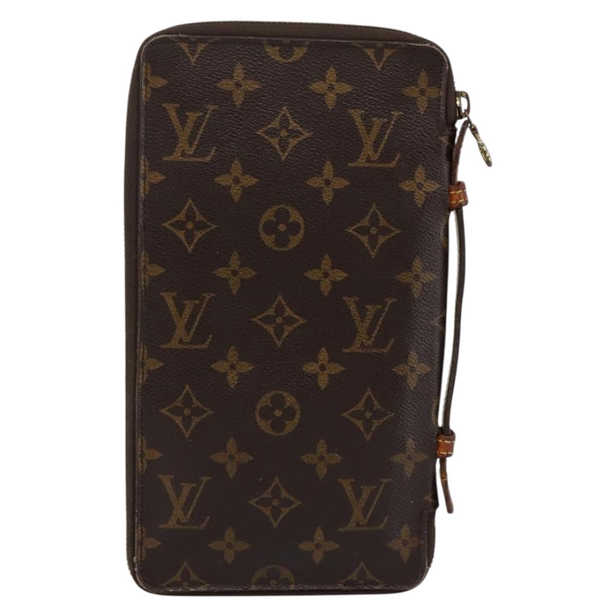 LOUIS VUITTON Monogram Organizer De Voyage Travel Case M60119 LV Auth 203428