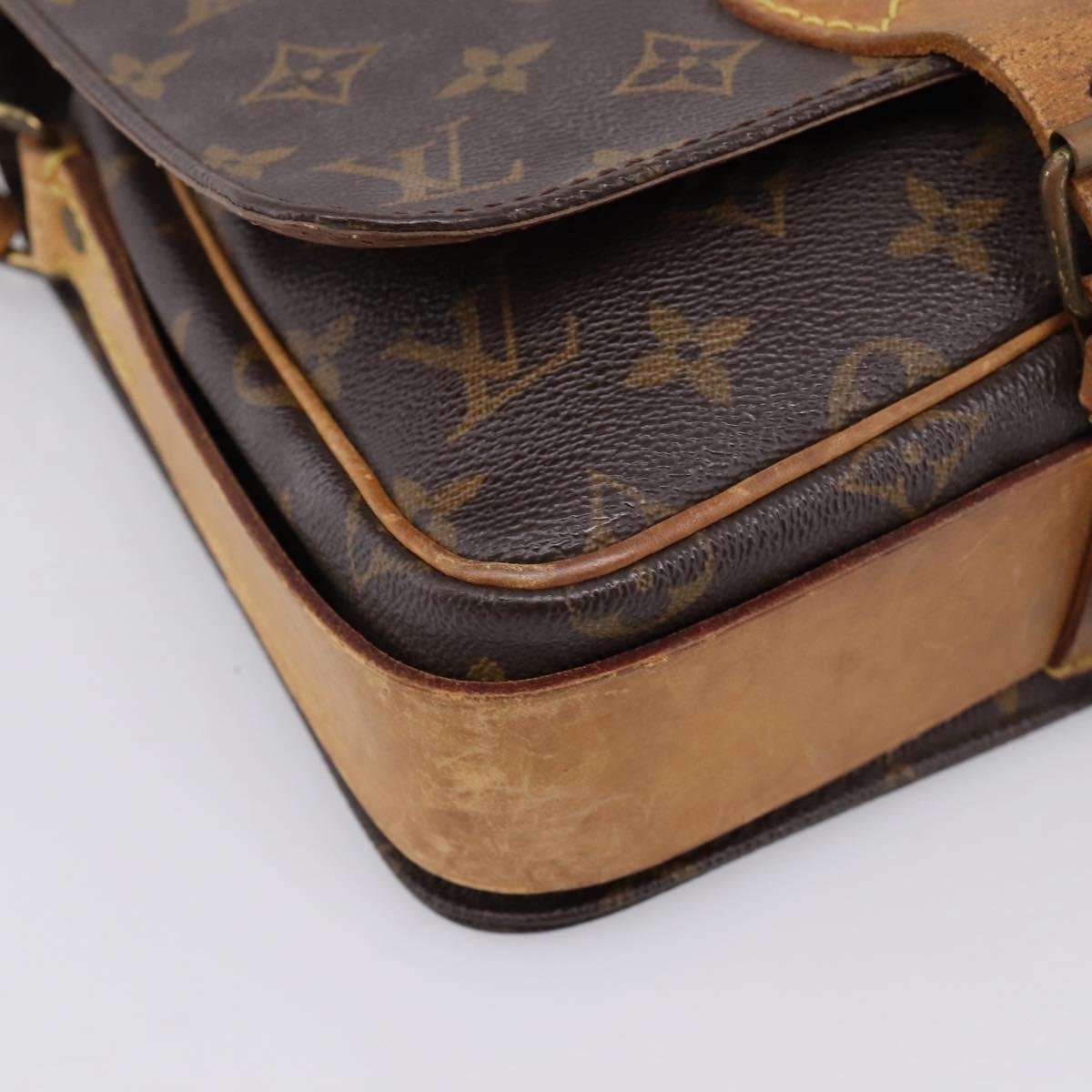 LOUIS VUITTON Monogram Cartouchiere MM Shoulder Bag M51253 LV Auth 203429