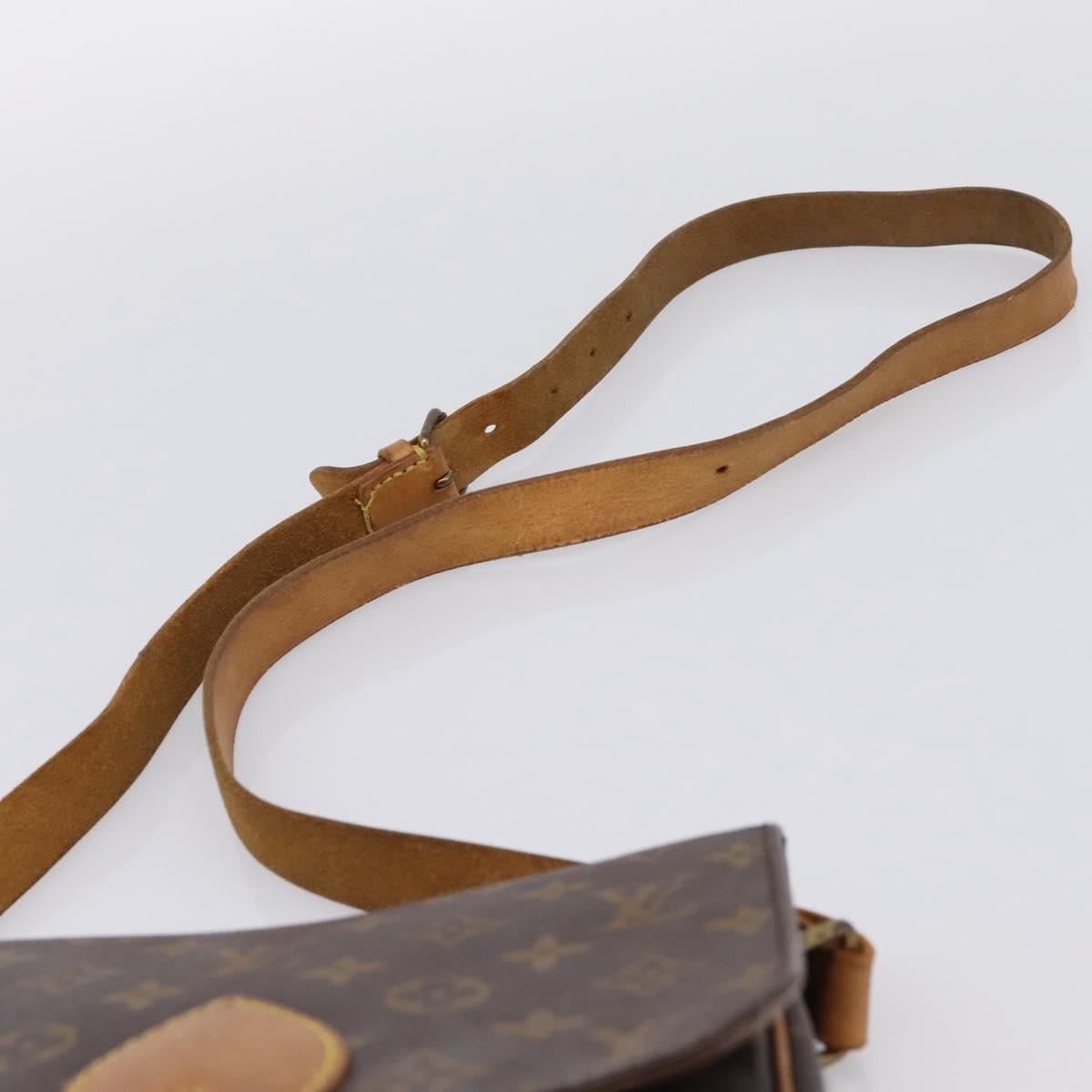 LOUIS VUITTON Monogram Cartouchiere MM Shoulder Bag M51253 LV Auth 203429