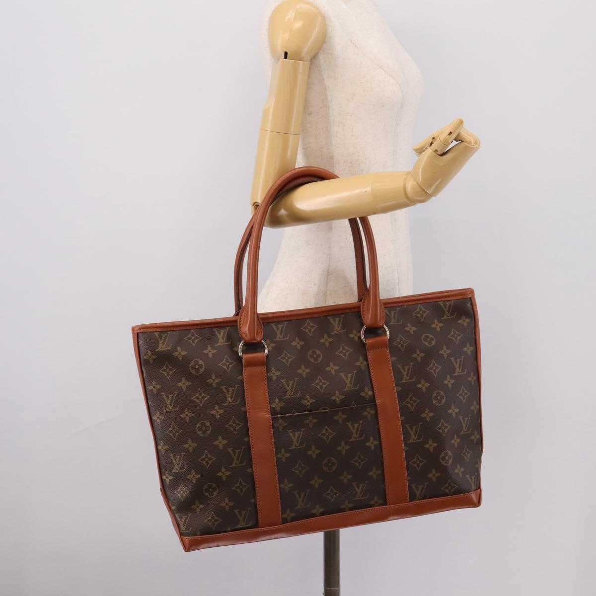 LOUIS VUITTON Monogram Sack Weekend PM Hand Bag M42425 LV Auth 203443V