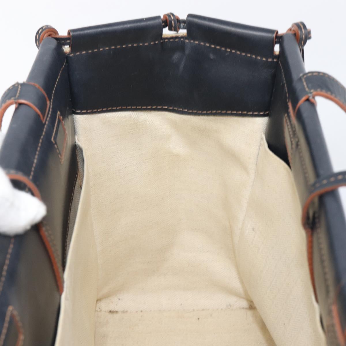 LOEWE Cushion Tote Bag Canvas Beige Auth 203445V