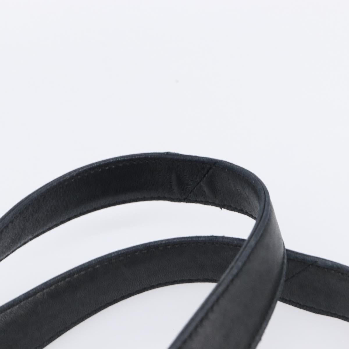 CHANEL Matelasse Tote Bag Lamb Skin Black Gold CC Auth 203447V