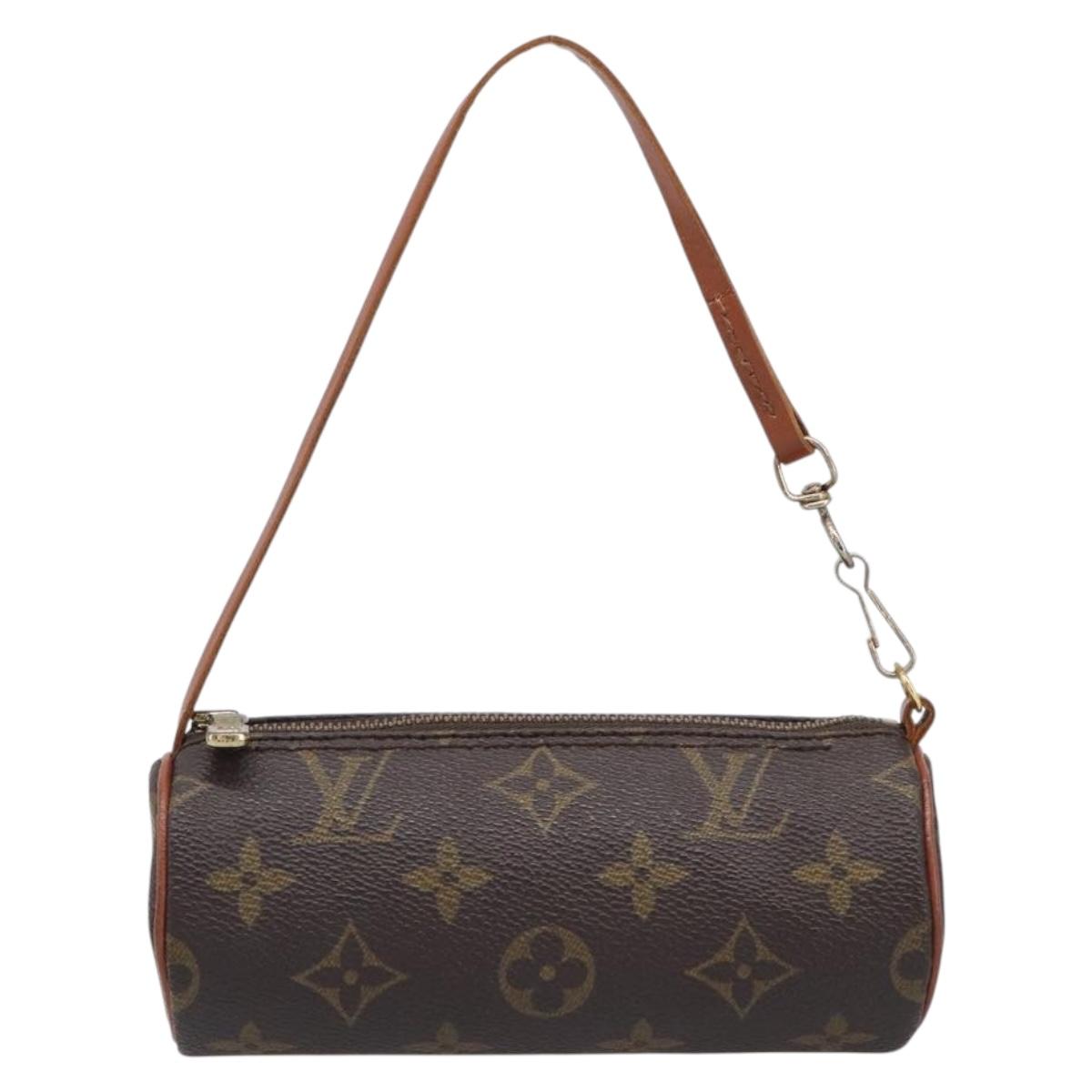 LOUIS VUITTON Monogram Papillon Pouch LV Auth 203449