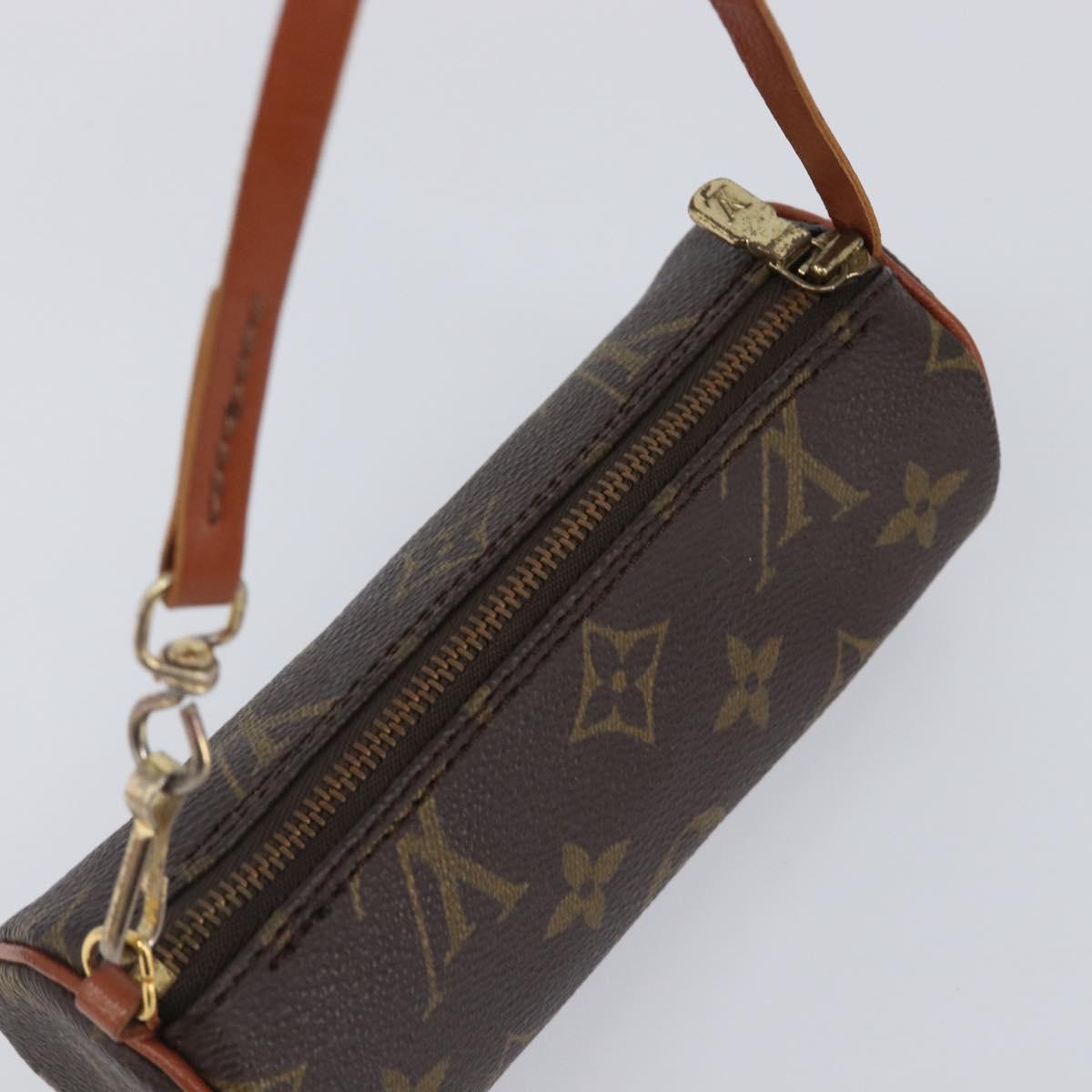 LOUIS VUITTON Monogram Papillon Pouch LV Auth 203449