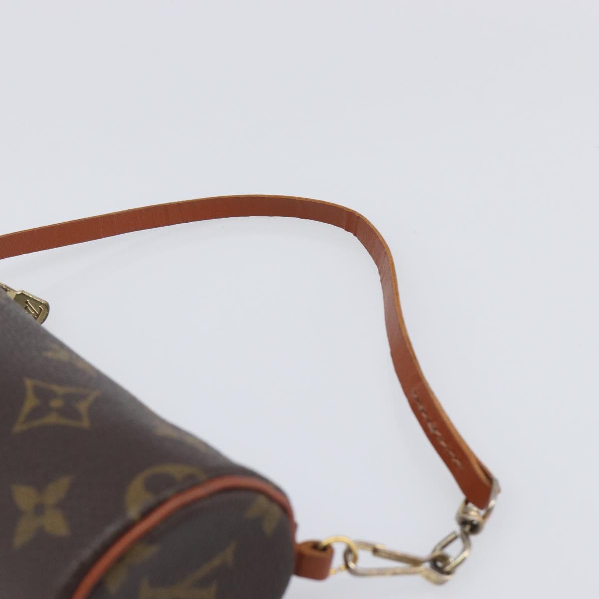 LOUIS VUITTON Monogram Papillon Pouch LV Auth 203449
