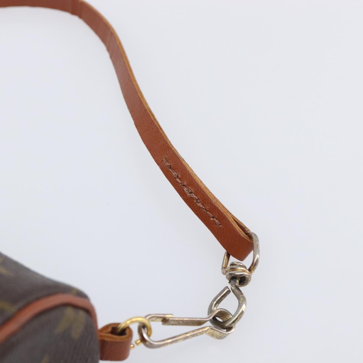 LOUIS VUITTON Monogram Papillon Pouch LV Auth 203449