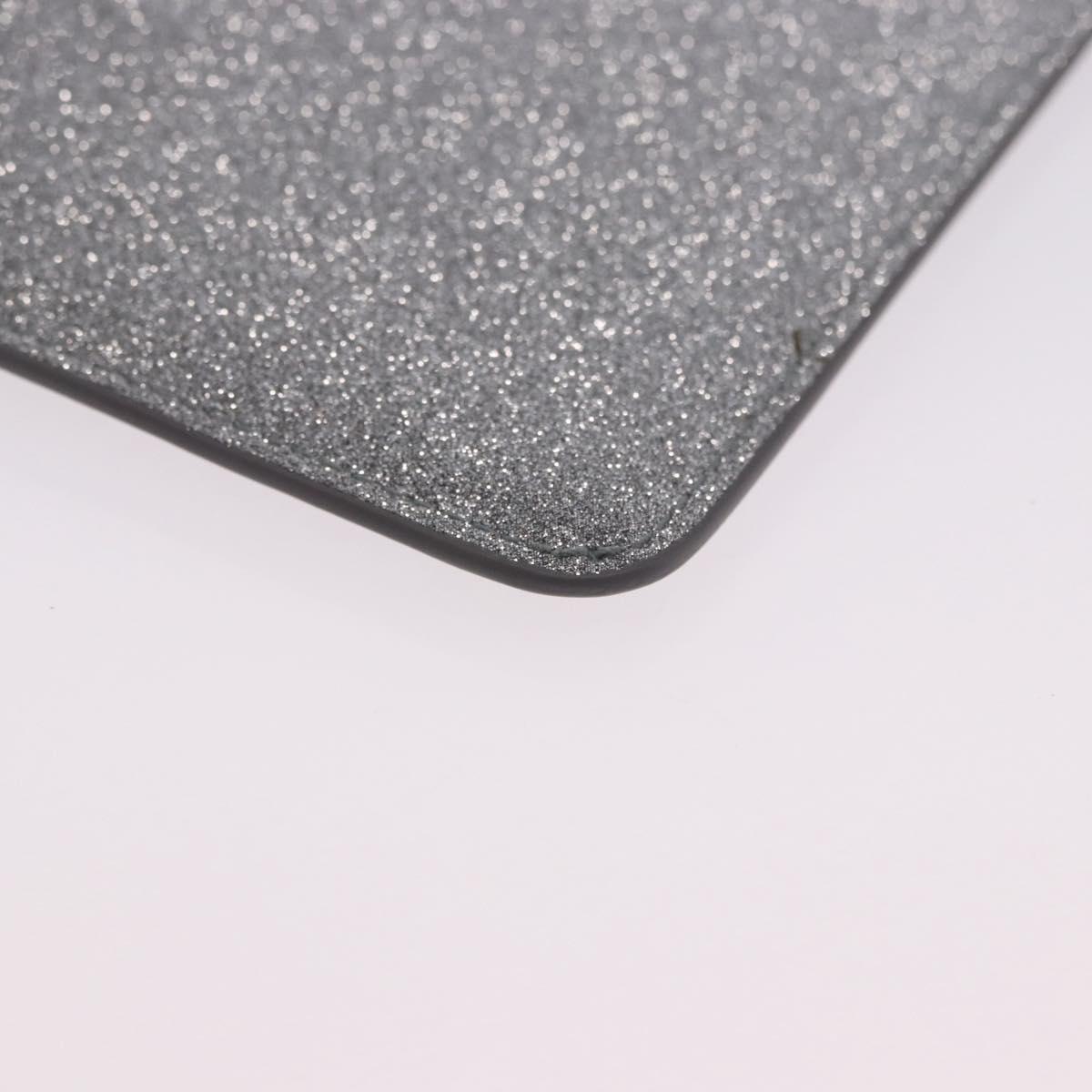 BALENCIAGA Every Day Coin Purse Leather Silver 581306 Auth 203452V