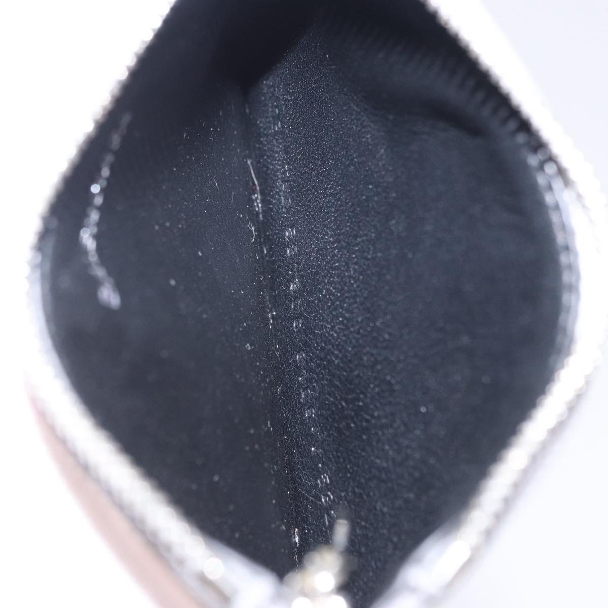 BALENCIAGA Every Day Coin Purse Leather Silver 581306 Auth 203452V