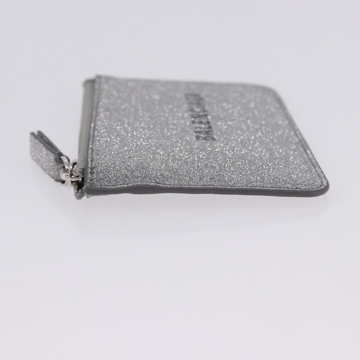 BALENCIAGA Every Day Coin Purse Leather Silver 581306 Auth 203452V