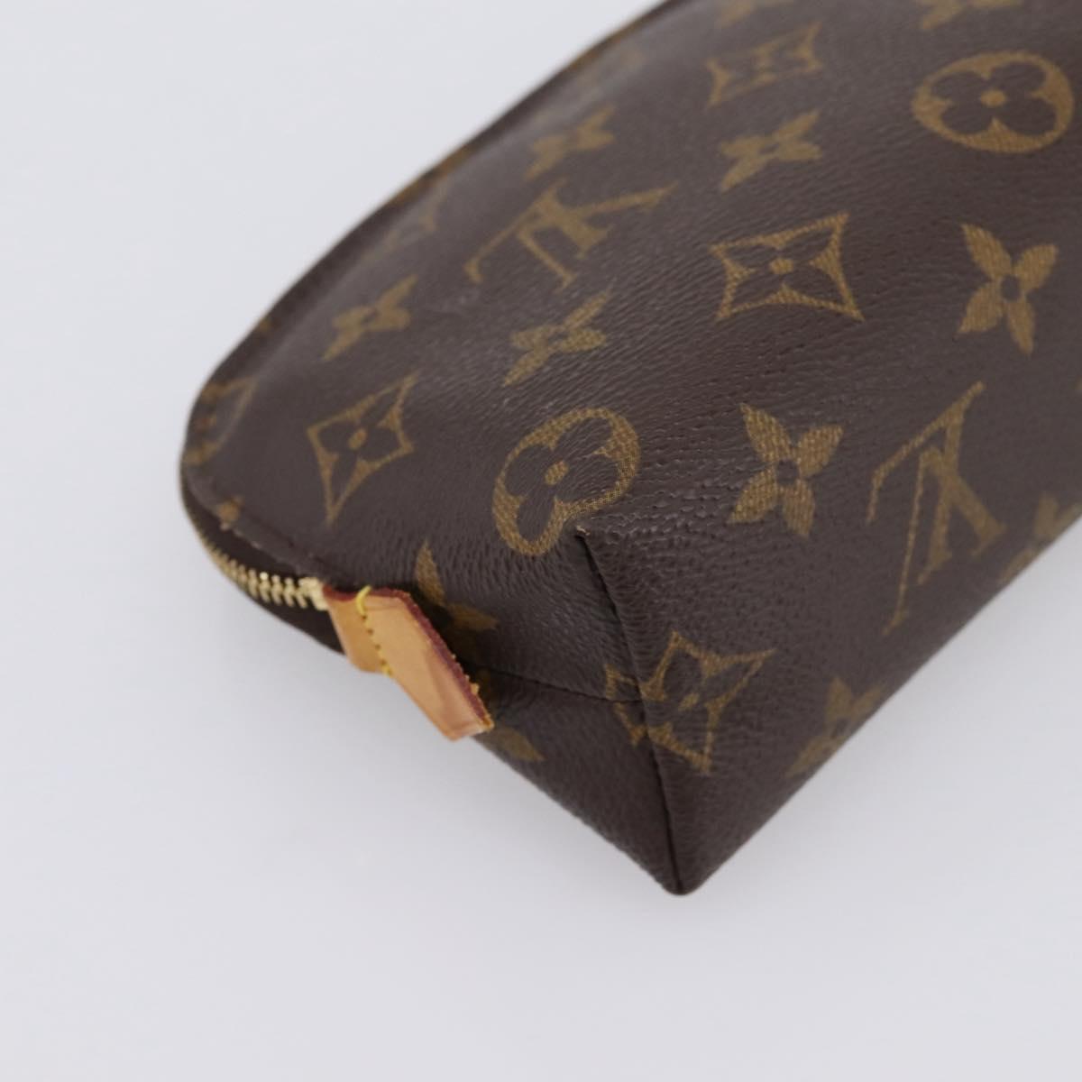 LOUIS VUITTON Monogram Pochette Cosmetic PM Pouch M43998 LV Auth 203472