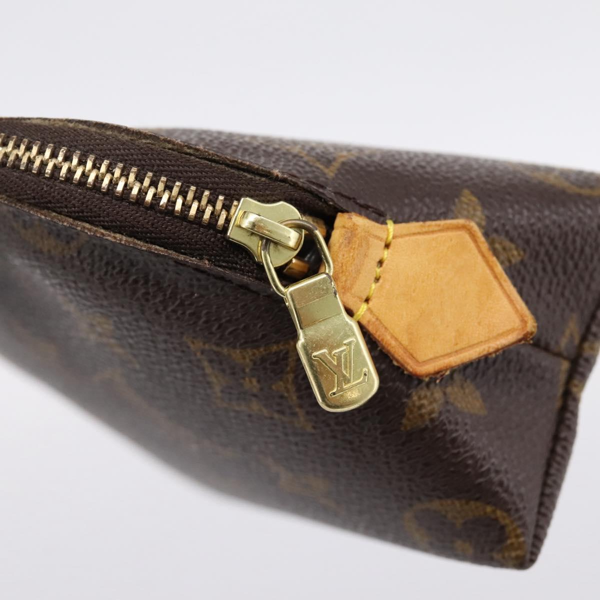 LOUIS VUITTON Monogram Pochette Cosmetic PM Pouch M43998 LV Auth 203472