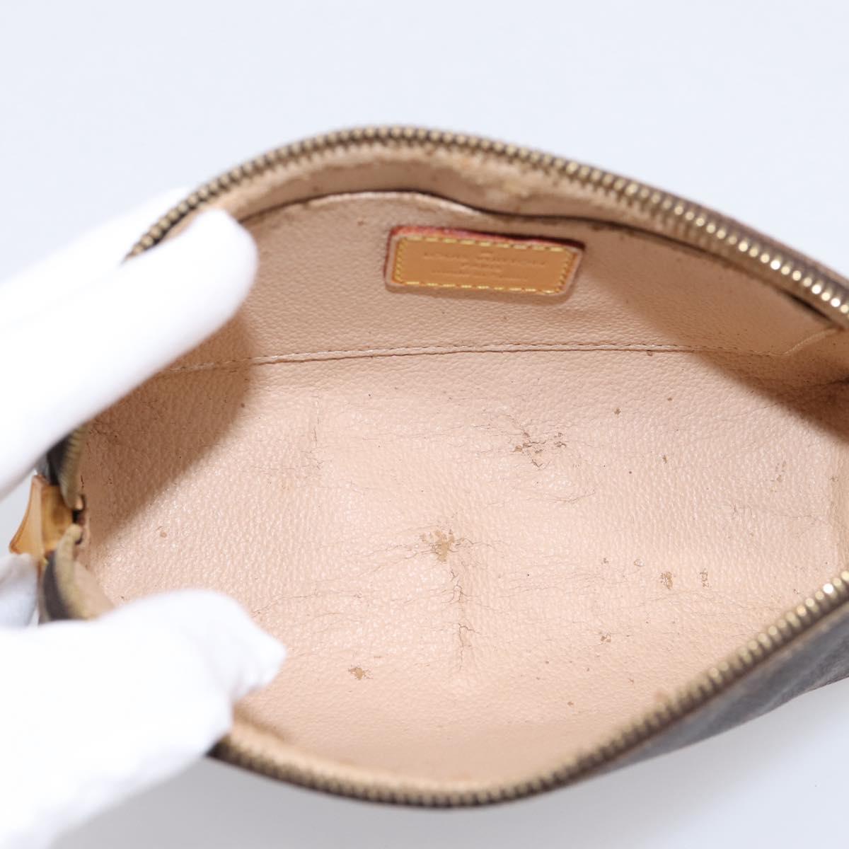 LOUIS VUITTON Monogram Pochette Cosmetic PM Pouch M43998 LV Auth 203472
