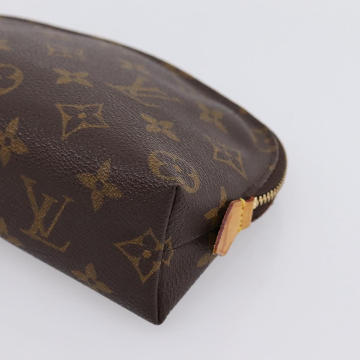 LOUIS VUITTON Monogram Pochette Cosmetic PM Pouch M43998 LV Auth 203472