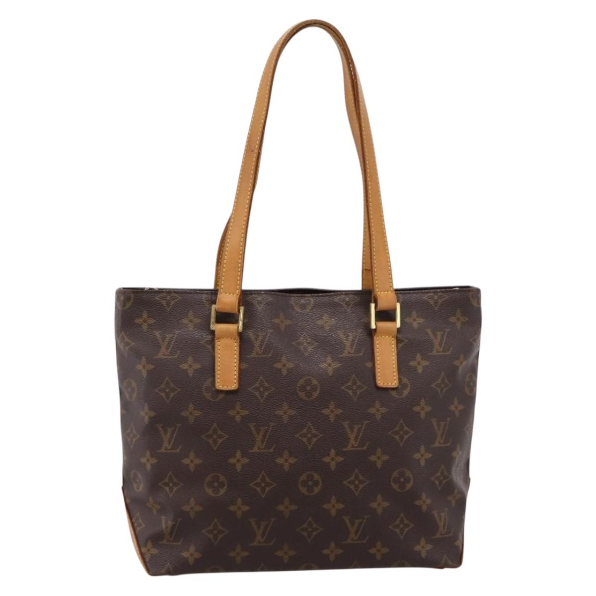 LOUIS VUITTON Monogram Cabas Piano Tote Bag M51148 LV Auth 203474