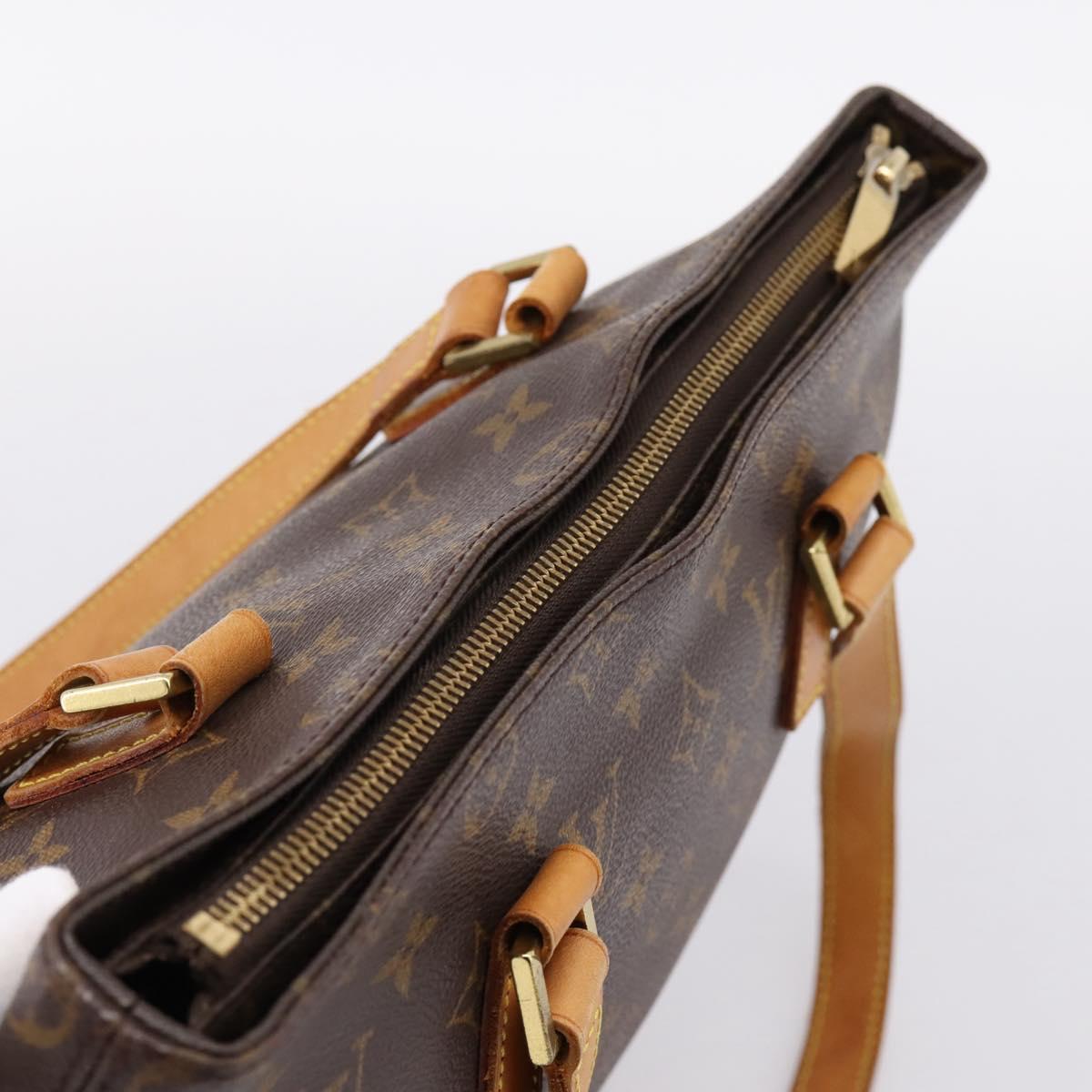 LOUIS VUITTON Monogram Cabas Piano Tote Bag M51148 LV Auth 203474